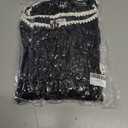 Gardenwed Women's Two Piece Outfit, Cap Sleeve Top and Wide Leg Pants Elegant Summer Set with Trim Design (XXL)