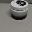 Insulated Thermo Food Jar for Kids - 12 Oz Capacity, Suitable for Hot & Cold Foods, Leak-Proof Vacuum Stainless Steel Design with Wide Mouth for Lunches, Soups and Travel (White Black 12OZ)