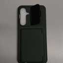 for Samsung Galaxy S25+ Plus Case Wallet with Stand, Built-in Card Holder & Camera Cover, Military Grade Drop Protection Shockproof Rugged Protective Wallet Phone Case for S25+ Plus 2025, Green