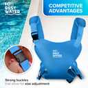 Baby Carrier - Premium Neoprene Ergonomic for Warm & Safe Water & Land Fun (4-24 Months) - Adjustable Infant & Toddler Harness Summer & Winter Baby Carrier (Blue3538C)