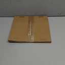 Valea Home Linen Valance for Kitchen Rod Pocket Rustic Farmhouse Crude Window Curtain Valances 18 inch Length for Bathroom Living Room, Natural, 1 Panel