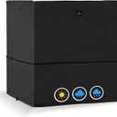 Air Conditioner Cover for Outside Units with Upgraded Fabric, Durable 600D AC Cover for Outdoor Air Conditioner, Fits up to 30W x 30D x 36H Inch Black