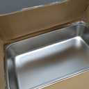 6 Pack Hotel Pans, 1/1 Size 4" Deep Stainless Steel Trays for Food, 20.8" L x 13" W Catering Food Pan Commercial Table Pan for Hotel, Restaurant, Buffet, Party Supplies