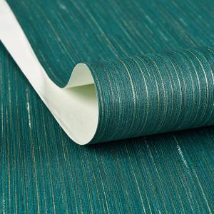 Haimin Grasscloth Wallpaper Textured 24in X 393in Fabric Contact Paper Teal Green Wall Paper Textured Linen Wallpaper Peel and Stick Self-Adhesive Teal Thick Vinyl Embossed Film (Green)