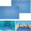 2 Pack Swimming Pool Ladder Mat, 23.6 x 35.4 Inch Pool Protective Pad Step Non-Slip Pool Step Pad for Above Ground Swimming Pools Liner and Stairs