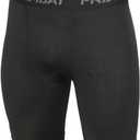 Men's Sports Compression Shorts - Athletic Running Performance Base layer Underwear, Perfect for Workout Running (Black, 2XL)