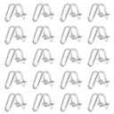 20 PCS Conduit Cross-Connector Vertical Pipe Clip for 3/4" EMT Electrical Pipe(OD 0.922"), Also Fits 1" Round Tube, Crossover Clamp for Greenhouse, Fence
