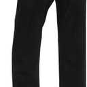 KDF Women's Cropped Straight Leg Jeans - High Waisted Jeans for Women 7/8 Length Denim Pants Black Size 6