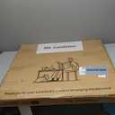 Folding Desk 30 Inch - No Assembly Small Foldable Desk for Small Space, Minimalist Space Saving Collapsible Compact Desk Portable Table for Craft, Writing, Study and Work (Brown)