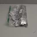 Snowflake Placemats Set of 4 Christmas Decorations Silver Elegant Tablemats Round Vinyl Place Mats Table Setting Kitchen Table Mats for Dining Table Holiday Wedding Decorative