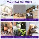 Cat Deterrent Spray - Natural Safe Cat Repellent Spray for Furniture Protection, Effective Indoor & Outdoor Training Aid to Stop Pee Spraying, Chewing & Scratching (1 Pcs)