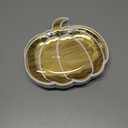 40 Pcs Fall Pumpkin Paper Plates Gold Foil Pumpkin Shape Disposable Dessert Plates Autumn Thanksgiving Party Tableware Dinnerware for Wedding Birthday Table Decor Supplies9 Inch