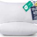 Utopia Bedding 12x20 Pillow Inserts, Set of 2, White Indoor Decorative Throw Pillows for Bed, Sofa & Couch Soft, Supportive & Fluffy Cushion Inserts