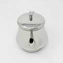 Stainless Steel Gooseneck Tea Pot w/Vented Hinged Lid, 18 Fluid Ounces (2-3 Cups) by Pride Of India