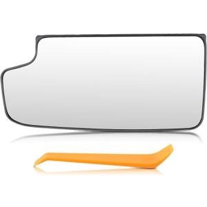 MOTOALL 23444114 Driver Side Tow Mirror Glass Lower Convex Left side Heated Rearview Mirror Fit for Chevy Silverado 1500 2500 3500, for GM Pickup Truck SUV Sierra 2500 HD
