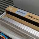 Nilight Door Threshold Ramp, 4" Rise Portable Aluminum Wheelchair Door Entry Ramps for Sheds Doorways Home Steps