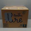 Pampers Pure Protection Baby Diapers, Size 2 (12-18 lbs), 186 Count, Up to 100% Leakproof, Premium Plant-Based Skin Protection, Hypoallergenic Soft Diapers