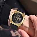 2 x COSSINIGE Mens Digital Waterproof Running Wrist Watches for Men Military Sports Tactical Dive Cheap Men's Wrist Watches Digital Black and Gold