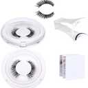 Meylora Magnetic Eyelashes with Applicator Natural Look, Reusable Eyelashes Magnetic Lashes, No Glue Needed Wispy False Lashes Kit Easy to Wear and Remove (Natural+Simple)