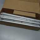 1 Diameter Silver Curtain Rods for Windows, 2 Pack 30-120 Inch Heavy Duty Window Rods, Long Adjustable Curtain Rod, Fits Most Standard Windows, Suitable for Bedroom, Living Room, Farmhouse