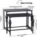 Industrial Retail Display Tables, Standing Clothing Shoes Display Rack, Set of 2 Boutique Display Riser, Retro Unit Storage Shelves, Garment/Handbag Display Stand