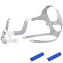Upgraded Frame Set for Airfit F20, IBEET Mask Headgear Set for F20 Large with Full-Face Cushion, Strap, Frame & Clips - F20 CPAP Replacement Accessories for Enhanced Comfort & Leak-Proof Seal, Large