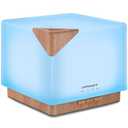 URPOWER Aromatherapy Essential Oil Diffuser Humidifier, 700ml Large Capacity Modern Ultrasonic Aroma Diffusers Running 20+ Hours with Adjustable Mist Mode/4 Timer Settings for Home Office Study