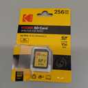 Kodak SDXC Card 256GB UHS-I U3 V30 Ultra - Up to 95MB/s Max Read Speed - Write Speed 85MB/s Max - Storage of 4K Ultra HD Videos and HD Photos - SD Card