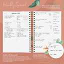 PLANBERRY Large Weekly Planner Premium  Undated Life & Budget Planner  Organizer & Productivity Journal, 8x10.4 (African Terracotta)