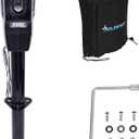 POLESTAR Electric Trailer Jack, 5000lbs Electric Power A-Frame Tongue Jack with Waterproof Protective Cover & LED Light for Travel Trailer Camper, RV, 12V DC with Hard Wiring, 9"-27" Lift