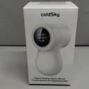 Fabric Shaver, coldSky Lint Remover for Clothes with 3 Replaceable Blades, Electric Lint Shaver with Digital Display, 3-Speeds Defuzzer for Removing Fuzz and Pill from Sweater (White)