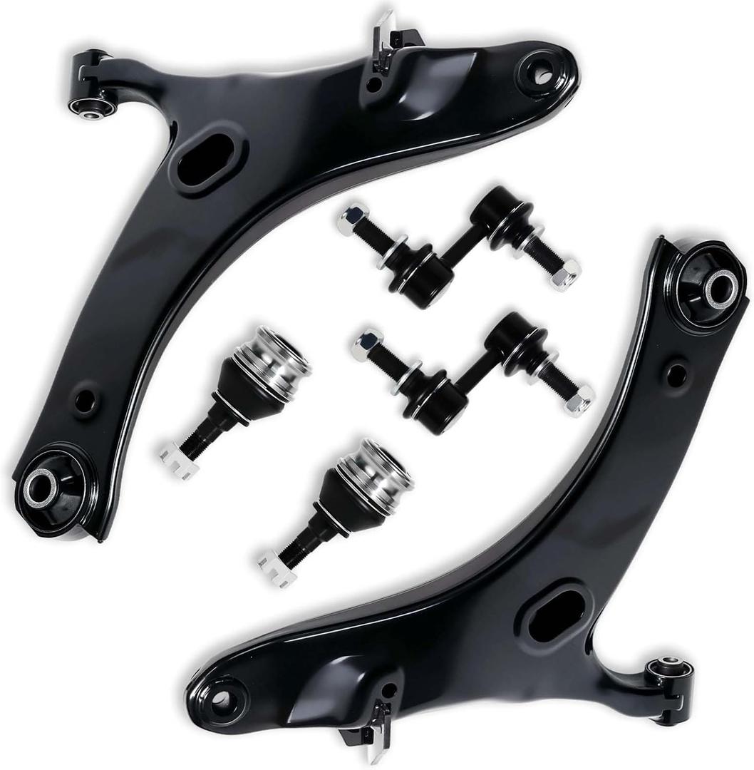6Pcs Front Lower Control Arm Ball Joints Stabilizer Sway Bar End Link Fit for Subaru 2016 2017 Crosstrek, 2013 2014 2015 XV Crosstrek RK623560 RK623561 K750084 K9513