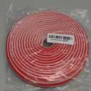 Frienda 32.8 ft X 1/2 Inch Peel and Stick Baseboard Molding Trim Flexible Self-Adhesive Wall Base Moulding Trim Quarter Round Caulk Strip TPE Protector Floor Edges Bathroom Kitchen Countertop (White)