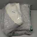 SHACOS Soft Cozy Fluffy Arch Pattern High Low Pile Rugs 4'x6' Non Slip Washable Scandinavian Minimalist Rug Modern Geometric Arc Carpet for Living Room Bedroom Dining Room, Cream White