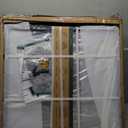 FXW ClariWall Metal & Acrylic Dog Gate, Extra Wide for Openings Up to 183"