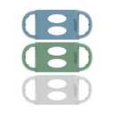Dr. Brown's Wide-Neck Baby Bottle Handles, 100% Silicone, Easy Grip Removable Handles for Bottle to Sippy Cup Transition, Blue/Gray/Green, 3-Pack, 4m+