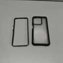 Poetic Guardian Case for Motorola Moto G 5G 2025 [Not Fit 2024 Version], [20FT Mil-Grade Drop Tested], [2 Front Frames] Full-Body Shockproof Cover with Built-in Screen Protector, Black/ Clear