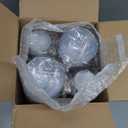 Hioasis 200Pcs 9OZ Clear Cups - Plastic Disposable Cups with Gold Trim, Heavy Duty & BPA-free for Party, Wedding, Reception