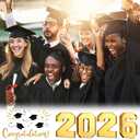 Tellingyou 2026 Charcuterie Number Fillable Plastic Boxes 13.7" Graduation Large Fillable Tray Numbers for Chocolate Candy Snack Grad Party Supplies(Gold)