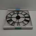 La Crosse Clock 404-3451 20-Inch Black Metal Tower Quartz Clock