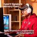 HyperX Cloud III Wired Gaming Headset, PC, PS5, Xbox Series X|S, Angled 53mm Drivers, DTS, Memory Foam, Durable Frame, Ultra-Clear 10mm Mic, USB-C, USB-A, 3.5mm White