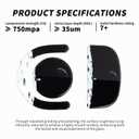 Immoenuc Tempered Glass Mouse Skates for Logitech G PRO X2 Superstrike, G PRO X Superlight 2 & 2 SE, Ultra-Smooth Gaming Mouse Feet for Precision Control & Durable Performance (Earth Pattern)