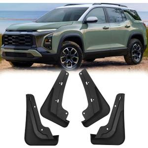 Mud Flaps Splash Guards Cars Wheel Protector Front and Rear Mud Guard Set 4PCS for 2025+ Chevrolet Equinox ACTIV/LT/RS (NOT Fit EV)