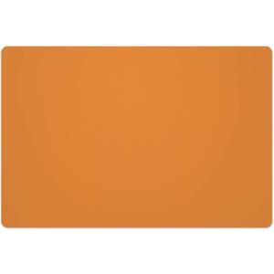 Silicone Placemats, Food-Grade Non-Slip Waterproof, Dining, Stain Resistant, Countertop Protector, Kitchen Counter Mat, Heat Resistant, Baking mat Dishwasher Safe (23.6"15.7"-1pack, Orange)