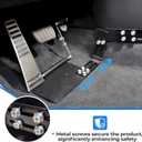 Portable Left Foot Accelerator Pedal for Disabled or Injured Drivers – Adjustable Gas Pedal with Quick Release & Footrest – All-Metal, Fits Most Vehicles（Plus）