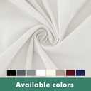 Biscaynebay Wrap Around Bed Skirts with Split Corners for King Beds 18" Drop, Ivory Adjustable Elastic Dust Ruffles Easy Fit Wrinkle Resistant Silky Luxurious Fabric Machine Washable