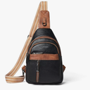 7L Sling Bag For Women Men Backpack Fanny Pack Crossbody Chest Travel Shoulder Belt Bags Purse Handbag PU Leather