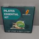 Pilates Home Workout Kit 7pc Pilates Set for Women with Toning Ring (Magic Circle), Mini Ball & Resistance Bands. Full Mat Pilates Equipment for Yoga, Core & Stretching at Home