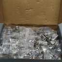 Cabinet Hinges - 24 Pack for 1/2 inch Overlay Cabinet, Face Frame Concealed 105Deg Self Closing Hinges, Stainless Soft Close Cabinet Door Hinges with Mounting Screws and Repair Plate