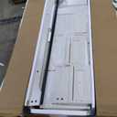 Farmhouse TV Stand for 60 Inch TV, 30" Tall Entertainment Center with 2 Drawers & Sliding Barn Door, Rustic Media Console with Storage Shelves, 55" Wood Television Stand for Living Room, White